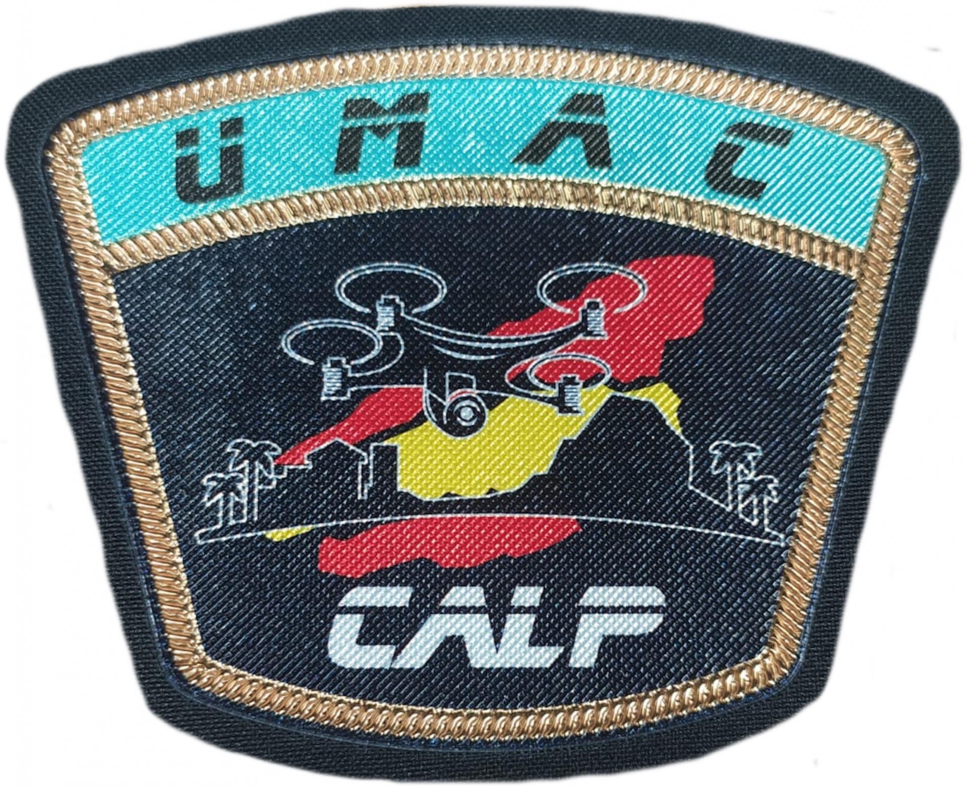Policía Local Calpe UMAC Unidad de Medios Aéreos Drones Calp parche insignia emblema distintivo police patch ecusson