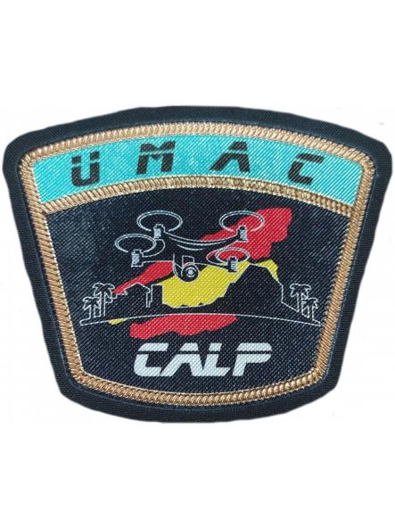 Policía Local Calpe UMAC Unidad de Medios Aéreos Drones Calp parche insignia emblema distintivo police patch ecusson [0]