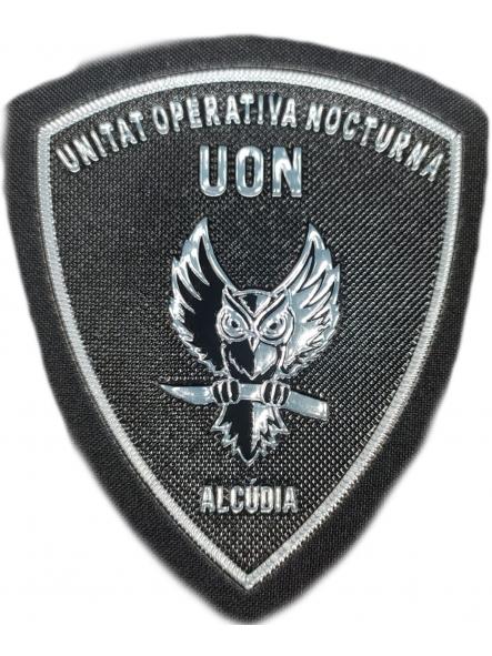 Policía Local Alcudia UON Unidad Operativa Nocturna Comunidad Valenciana parche insignia emblema distintivo Police patch ecusson [0]
