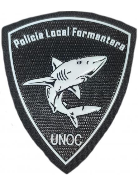 Policía Local Formentera UNOC Baleares parche insignia emblema police dept patch ecusson [0]