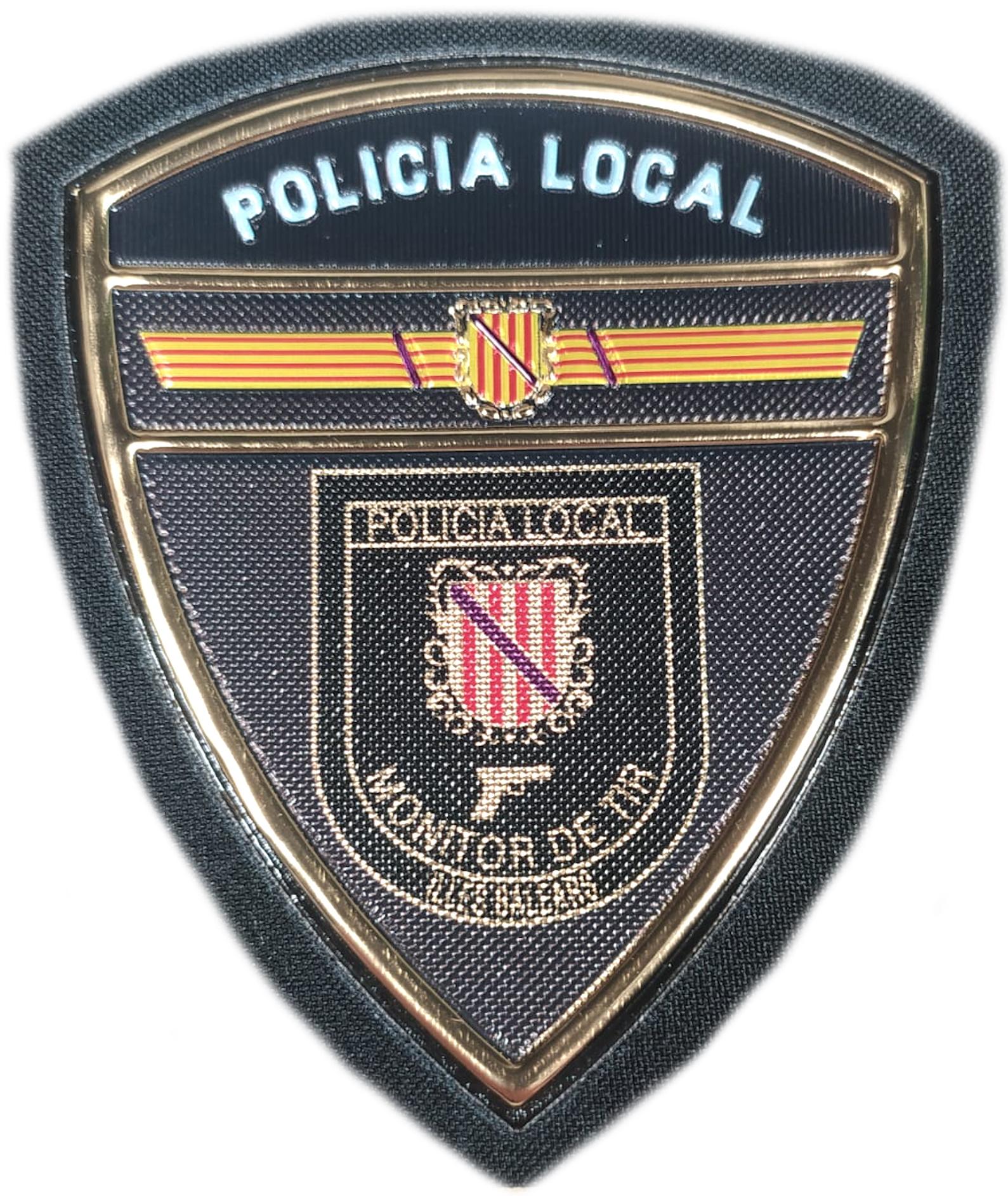 Policía Local Illes Balears Monitor de Tir o Tiro parche insignia emblema police dept patch ecusson