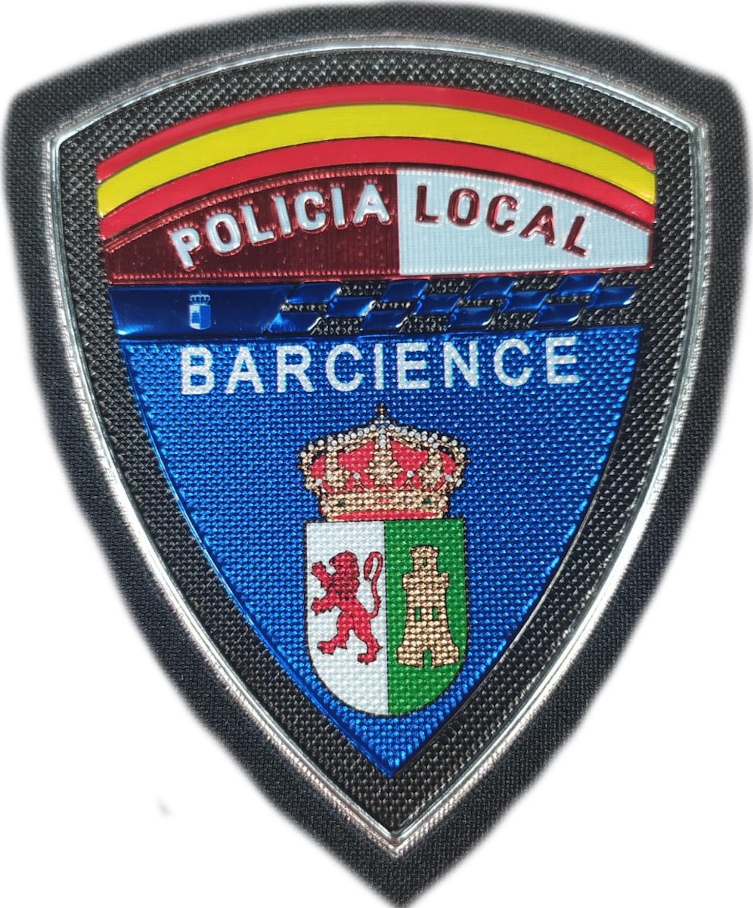 Policía Local Barcience Castilla la Mancha parche insignia emblema distintivo police patch ecusson