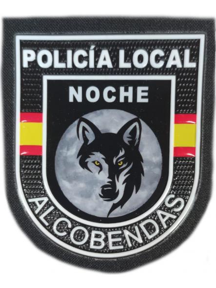 Policía Local Alcobendas Noche Lobo Comunidad de Madrid  parche insignia emblema distintivo police patch ecusson [0]