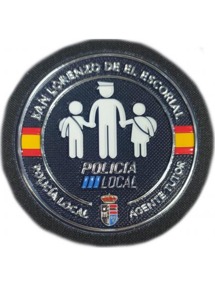 Policía Local San Lorenzo de el Escorial agente tutor parche insignia emblema distintivo Police patch ecusson [0]