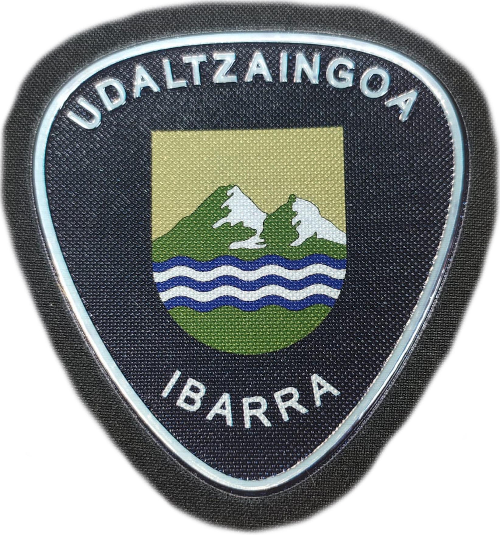 Policía Local Udaltzaingoa Ibarra País Vasco Euskadi parche insignia emblema ecusson Police patch