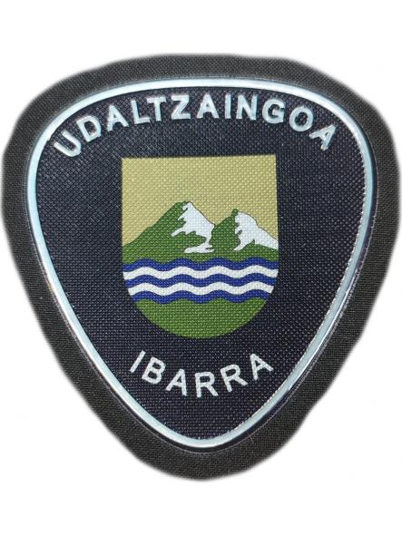 Policía Local Udaltzaingoa Ibarra País Vasco Euskadi parche insignia emblema ecusson Police patch [0]