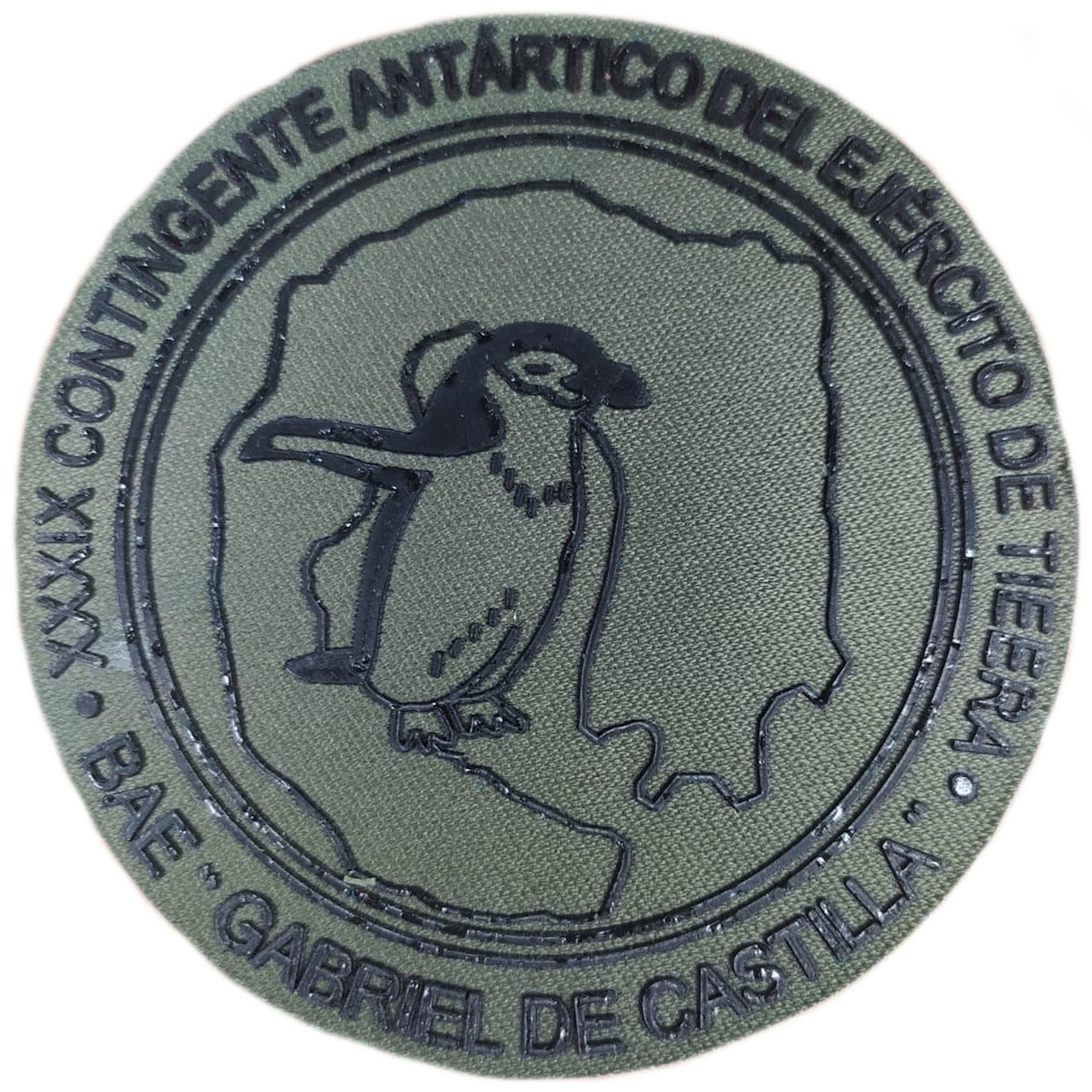 Armada Española Ejército Tierra XXXIX Contingente Antártico Bae Gabriel de Castilla parche insignia emblema distintivo Navy patch ecusson
