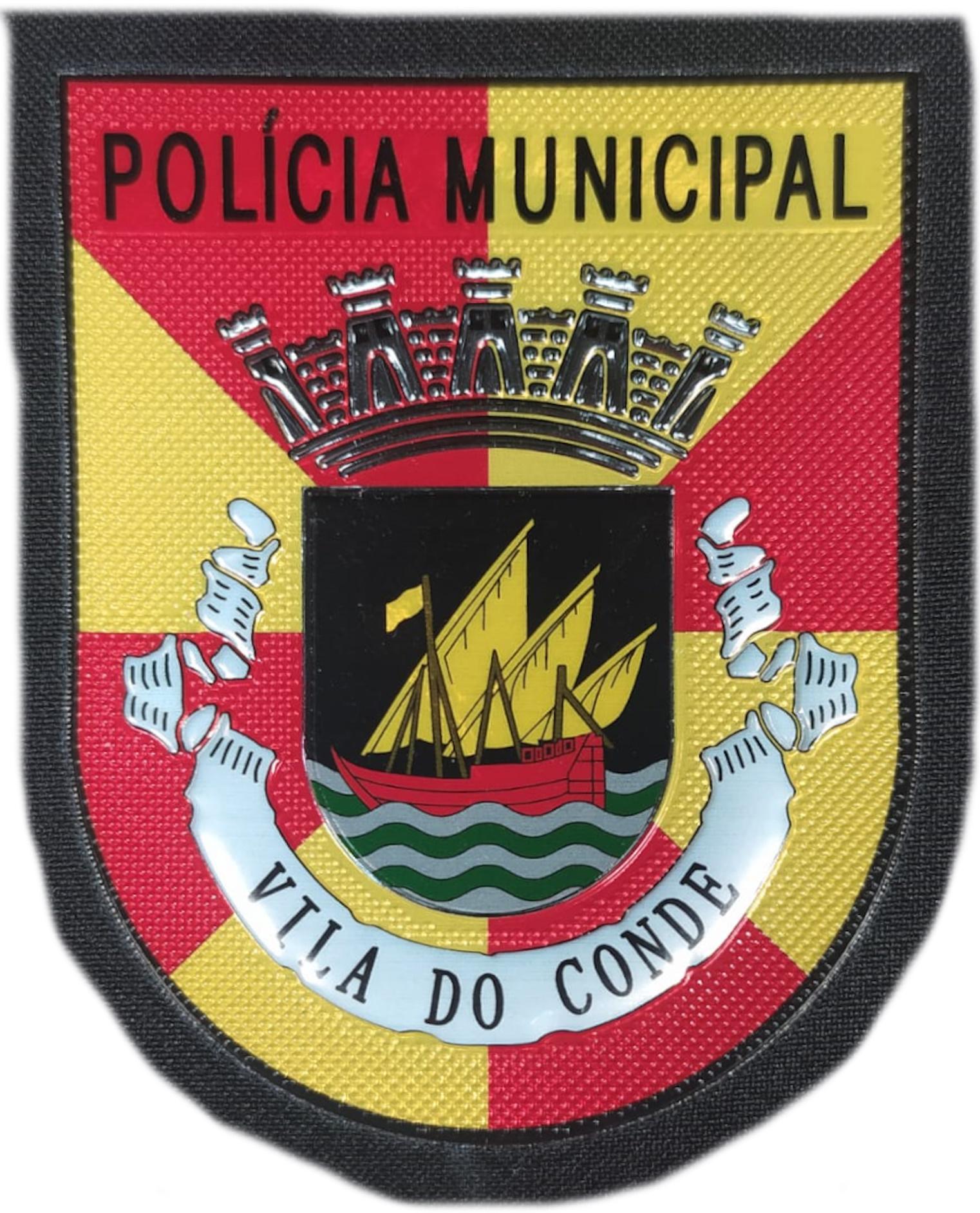 Policía Municipal Vila do Conde Portugal parche insignia emblema patch ecusson Police Dept 