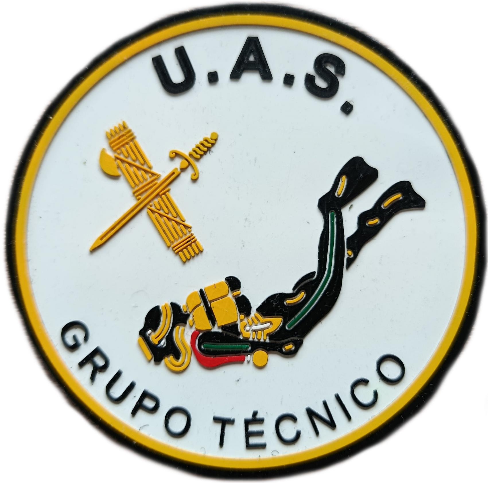 Guardia Civil GEAS grupo especial de acciones subacuáticas UAS Grupo Técnico parche insignia emblema patch ecusson gendarmerie