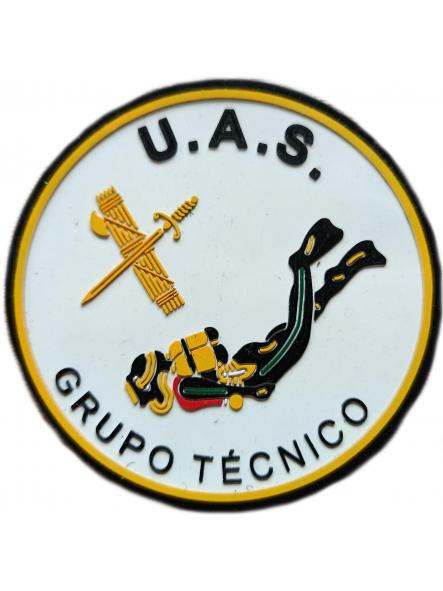 Guardia Civil GEAS grupo especial de acciones subacuáticas UAS Grupo Técnico parche insignia emblema patch ecusson gendarmerie [0]