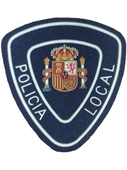Policía Local Escudo Constitucional plateado parche insignia emblema patch ecusson Police Dept [0]