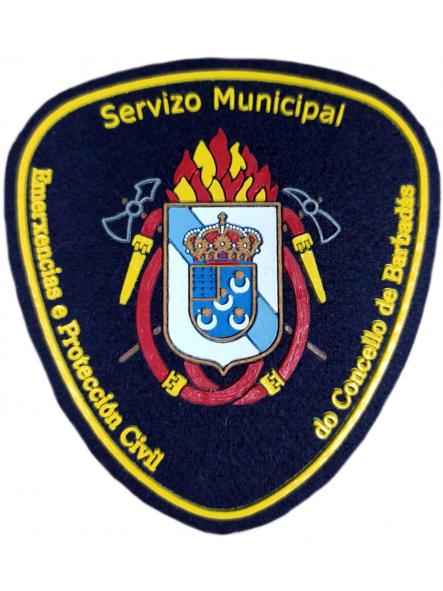 Bomberos Concello de Barbadas Emergencias y Protección Civil contra Incendios y Salvamento parche insignia emblema patch ecussson fire dept pompiers  [0]