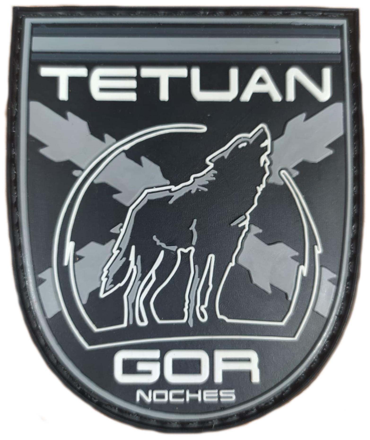 Policía Nacional Tetuán GOR Noches Madrid parche insignia emblema distintivo ecusson patch baja visibilidad 