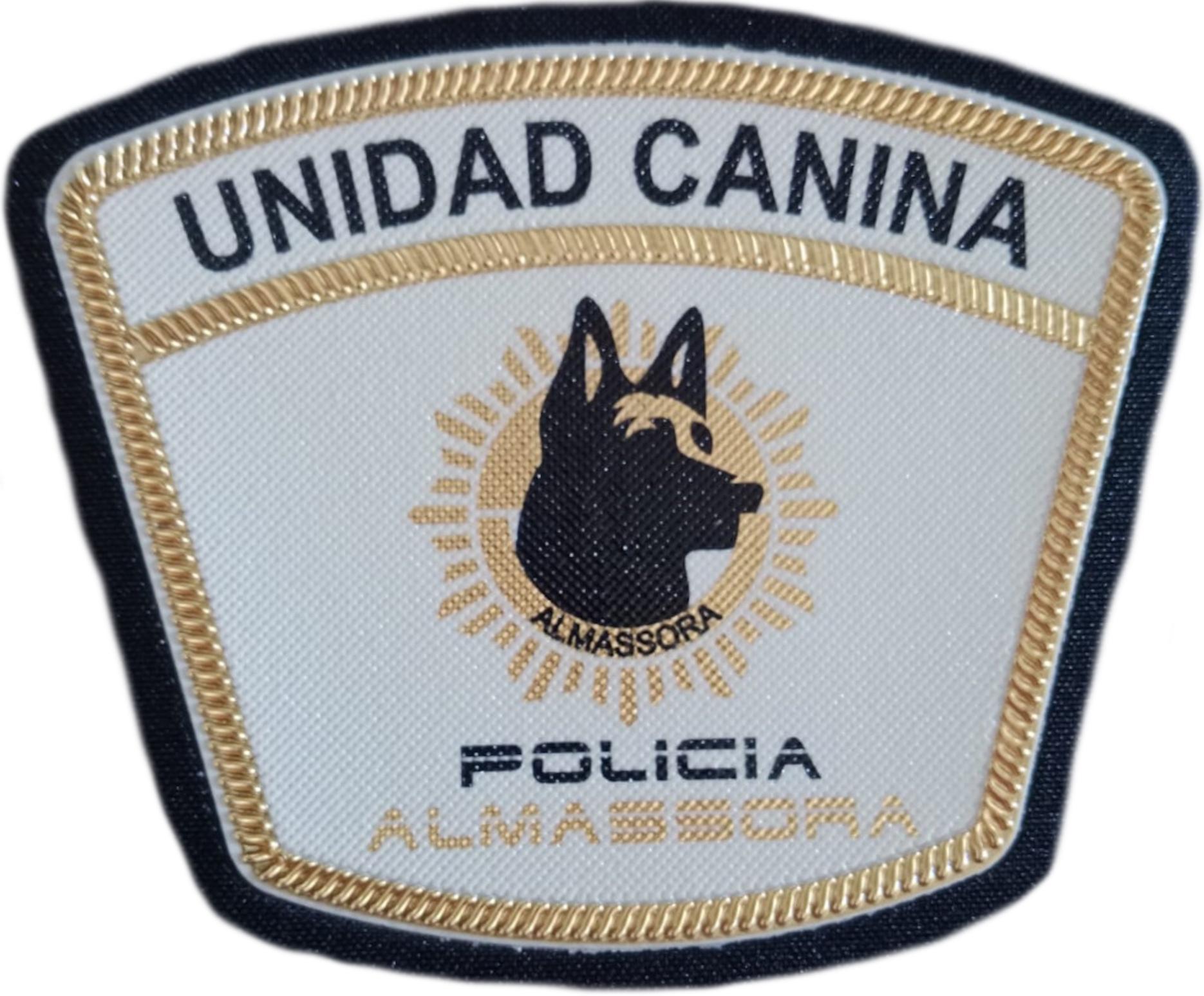 Policía Local Almanzora Almassora Unidad Canina K-9 Comunidad Valenciana parche insignia emblema patch ecusson police