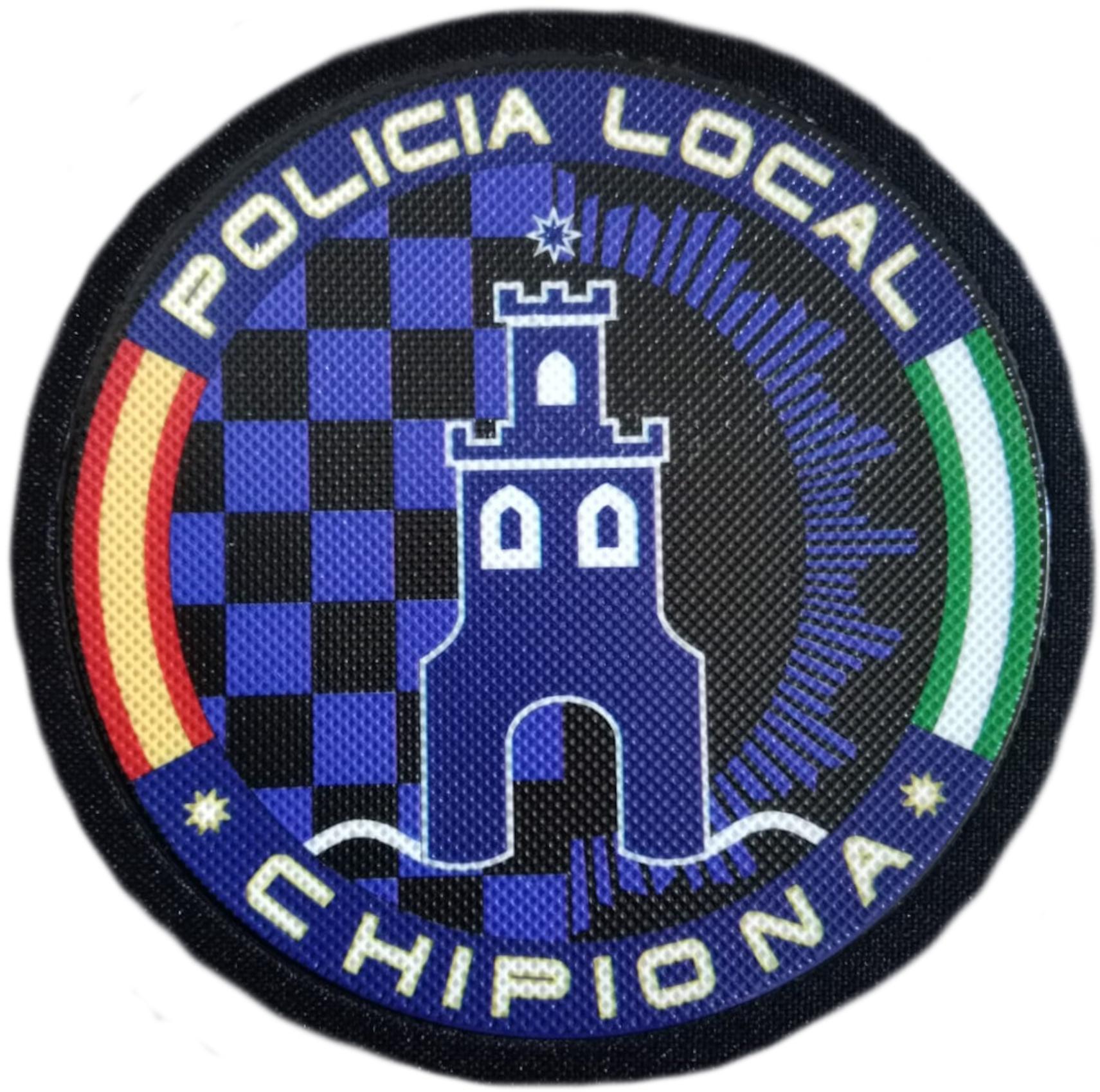 Policía Local Chipiona Málaga Andalucía parche insignia emblema distintivo ecusson patch police