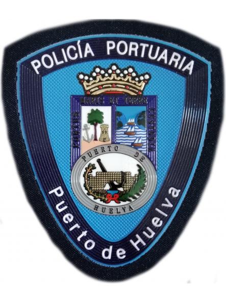 Policía Portuaria de Huelva Andalucía parche insignia emblema distintivo ecusson patch Port Police  [0]