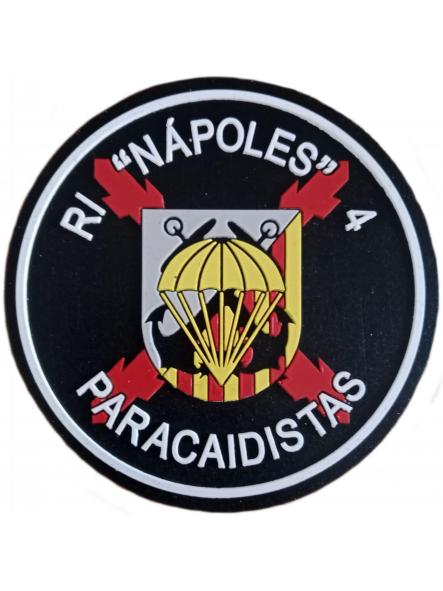 Ejército de Tierra Regimiento Infantería Nápoles 4 Paracaidistas BRIPAC parche insignia emblema ecusson patch [0]