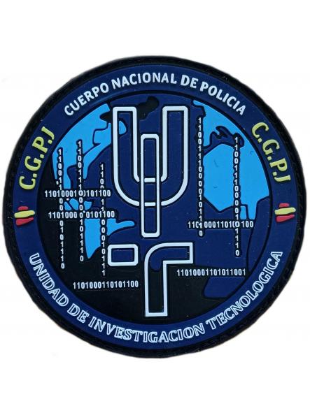 Policía Nacional CNP Unidad de Investigación Tecnológica parche insignia emblema distintivo patch ecusson  [0]