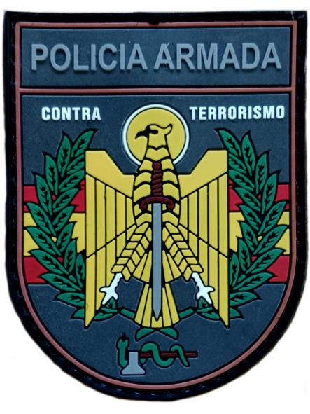Policía Armada Contra Terrorismo Grises parche insignia emblema distintivo ecusson patch  [0]