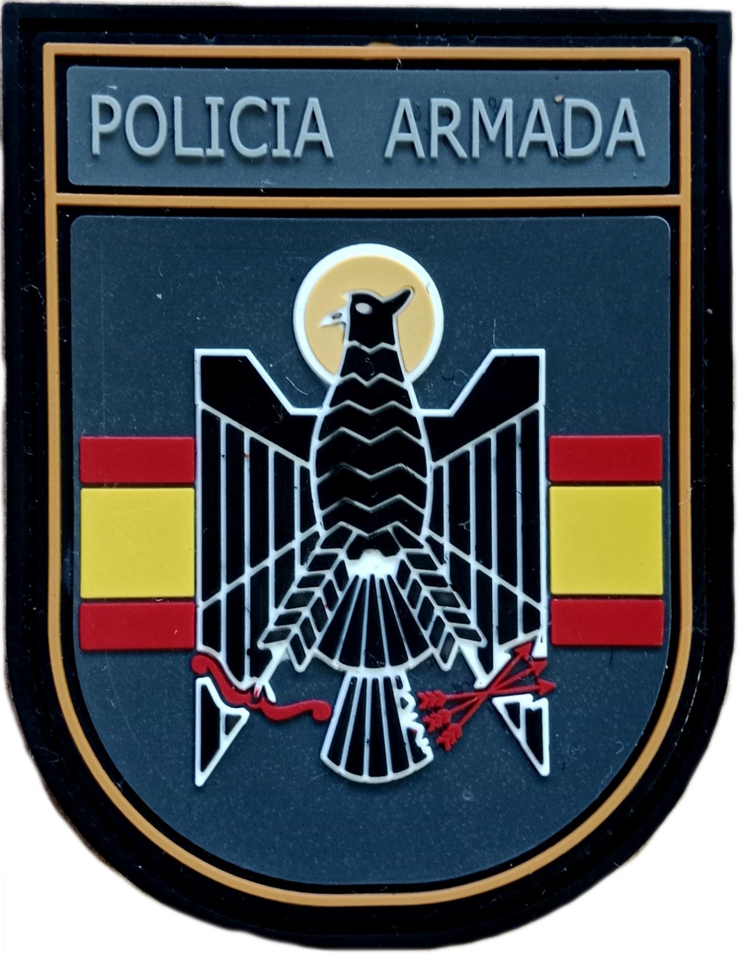 Policía Armada Grises parche insignia emblema distintivo ecusson patch