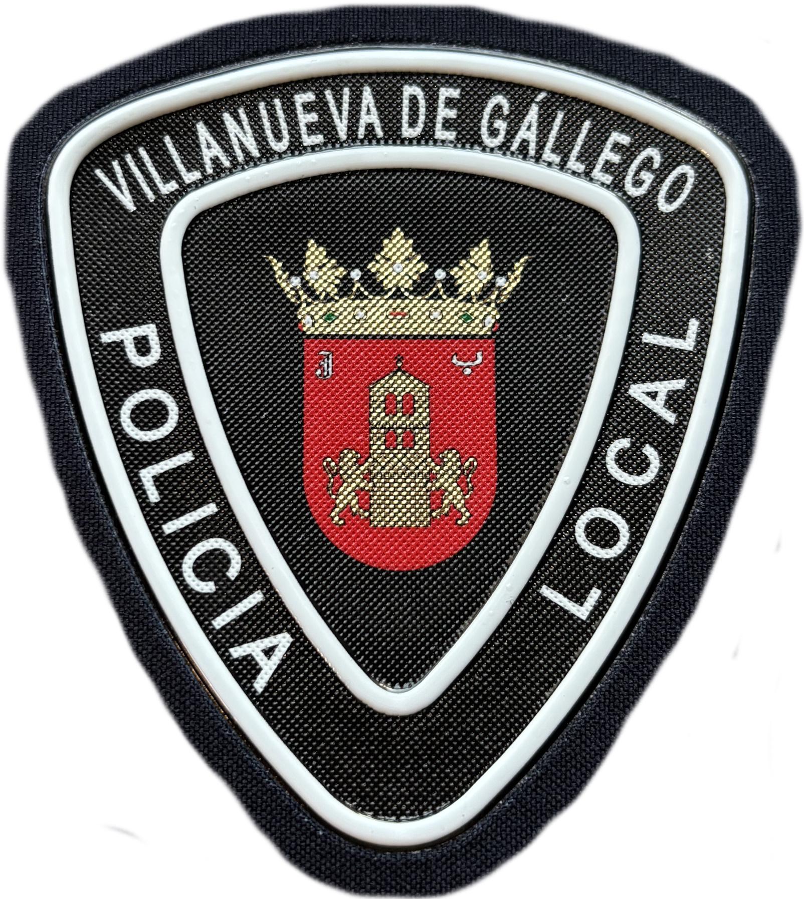 Policía Local Villanueva de Gállego Zaragoza parche insignia emblema distintivo patch ecusson