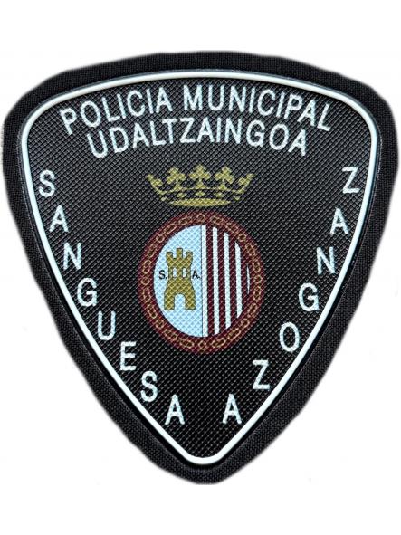 Policía Municipal Sanguesa Zangoza Navarra parche insignia emblema distintivo ecusson patch [0]