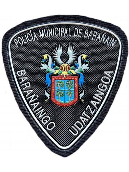 Policía Municipal Barañain Udaltzaingoa Barañaingo Navarra parche insignia emblema distintivo ecusson patch [0]
