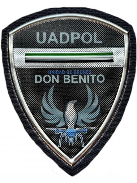 Policía Local Don Benito UADPOL Unidad de Drones Extremadura parche insignia emblema distintivo police patch ecusson