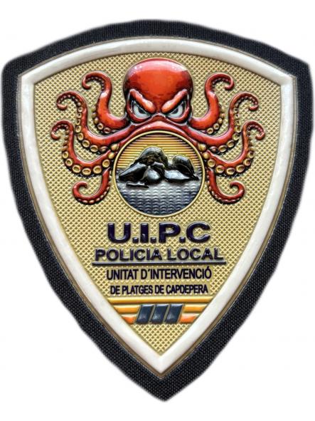 Policía Local Capdepera UIPC Unidad de Intervención en Playas Cataluña parche insignia emblema ecusson patch Police Dept [0]
