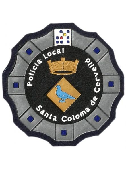 Policía Local Santa Coloma de Cervelló Barcelona Modelo 92 parche insignia emblema distintivo Police patch ecusson [0]
