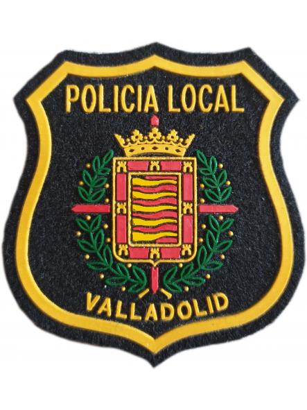 Policía Local Valladolid parche insignia emblema distintivo de pecho Police Dept