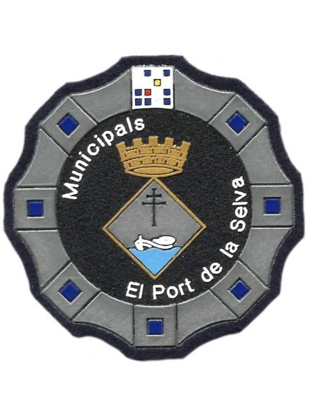 Policía Municipal El Port de la Selva Gerona Modelo 92 parche insignia emblema distintivo Police patch ecusson