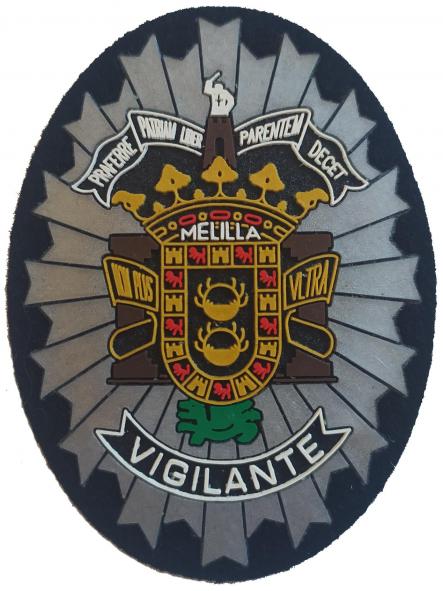 Policía local Melilla Vigilante parche insignia emblema distintivo police patch ecusson [0]