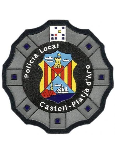 Policía Local Castell-Platja d´Aro Cataluña parche insignia emblema distintivo police patch ecusson [0]