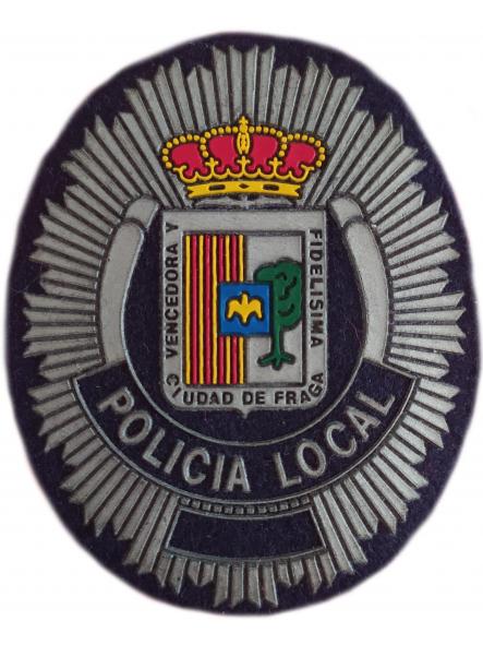 Policía Local Fraga Huesca Aragón parche insignia emblema distintivo police patch ecusson [0]