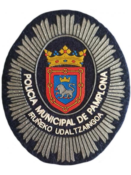 Policía Municipal Udaltzaingoa Pamplona Iruñeko parche insignia emblema police patch ecusson [0]
