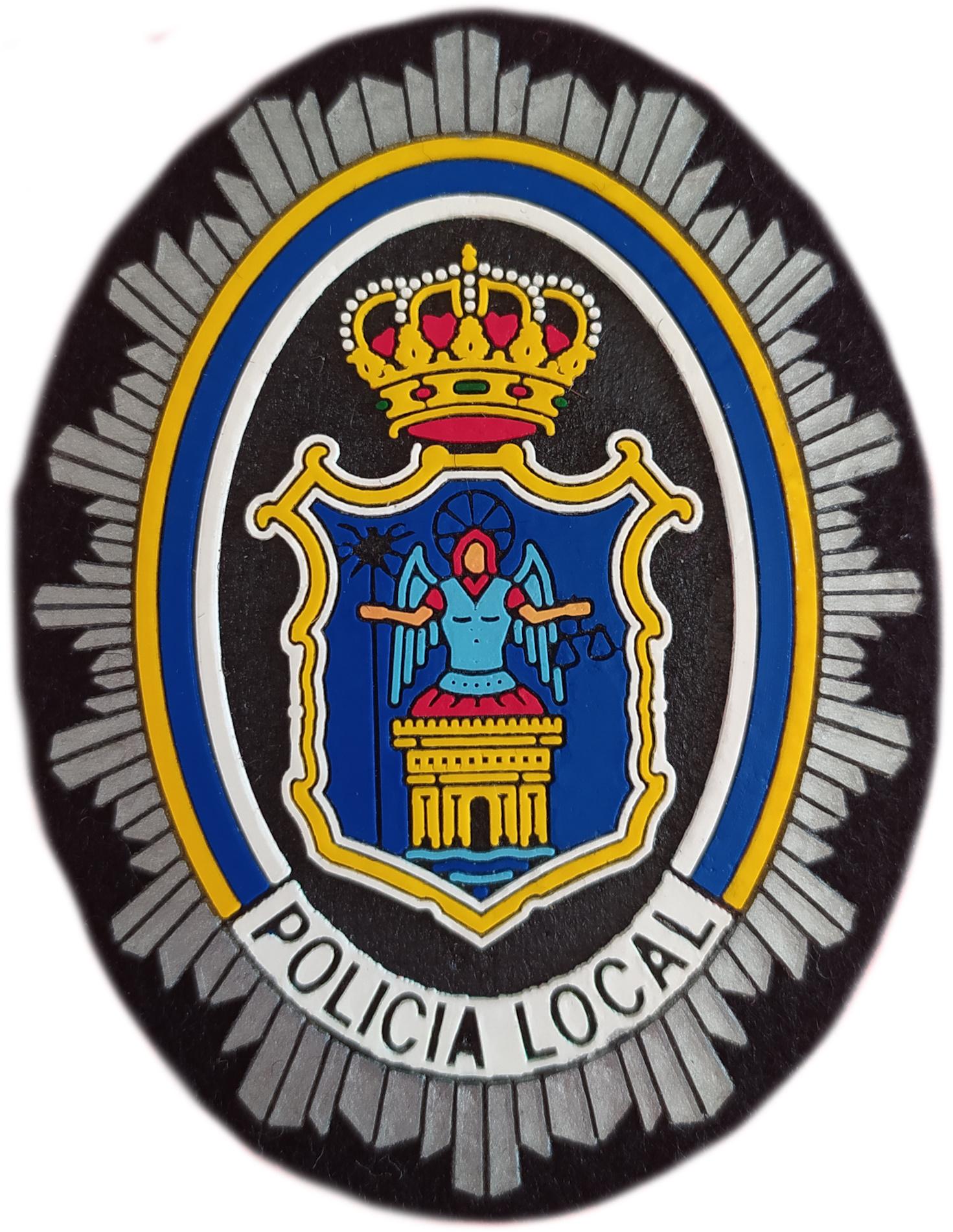 Policía Local Santa Cruz de la Palma Islas Canarias parche insignia emblema police patch ecusson