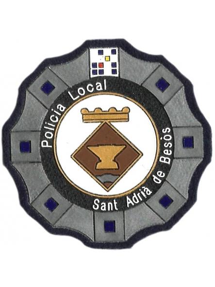 Policía Local Sant Adriá de Besos Barcelona Modelo 92 parche insignia emblema distintivo Police patch ecusson [0]