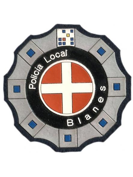 Policía Local Blanes Gerona Modelo 92 parche insignia emblema distintivo Police patch ecusson [0]