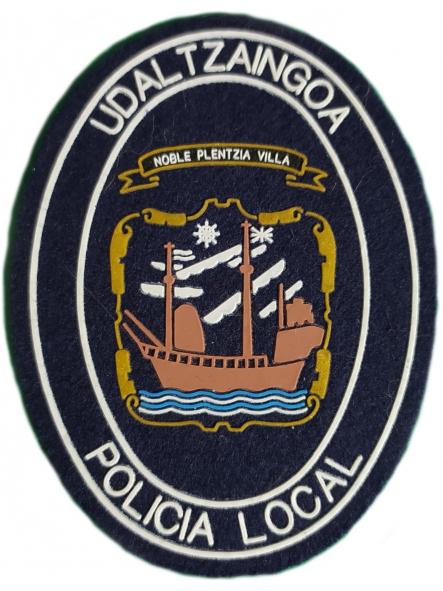 Policía Local Udaltzaingoa Plentzia Euskadi País Vasco parche insignia emblema police patch ecusson