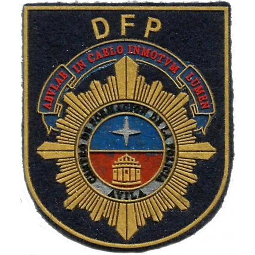 Policía Nacional CNP División de Formación y Perfeccionamiento DFP parche insignia emblema distintivo