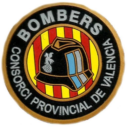 Bomberos Consorcio Provincial de Valencia parche insignia emblema distintivo fire dept 