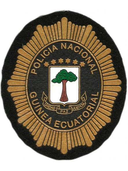 Policía Nacional de Guinea Ecuatorial parche insignia emblema Police