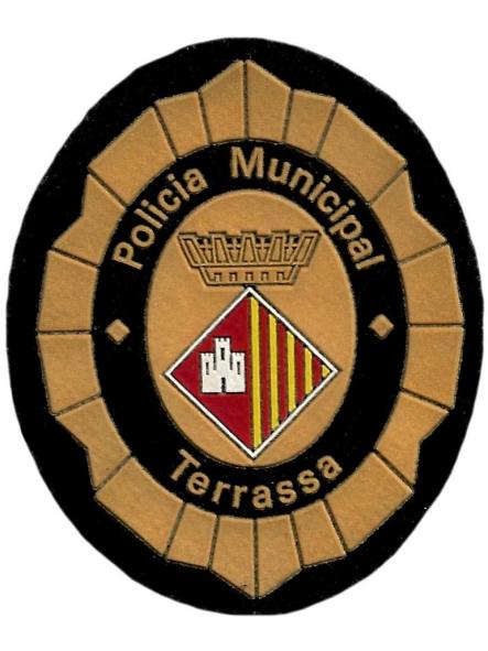Policía municipal Terrassa parche insignia emblema distintivo police patch ecusson [0]