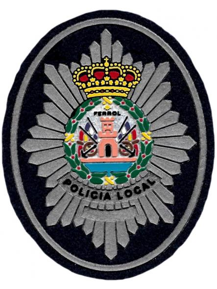 Policía local Ferrol Galicia parche insignia emblema distintivo police patch ecusson [0]
