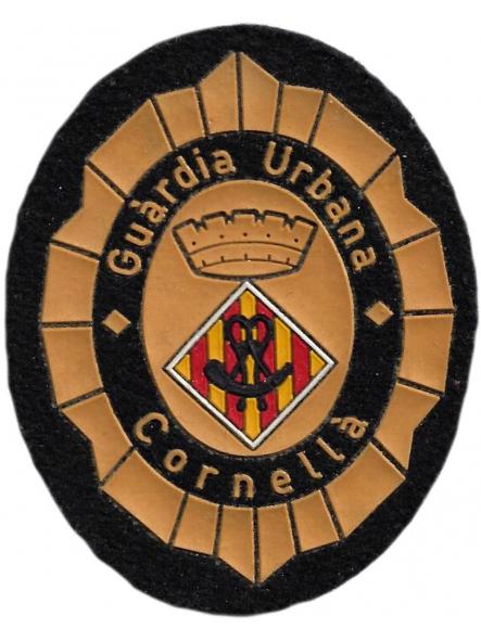 Policía Guardia Urbana Cornellá parche insignia emblema distintivo de pecho [0]