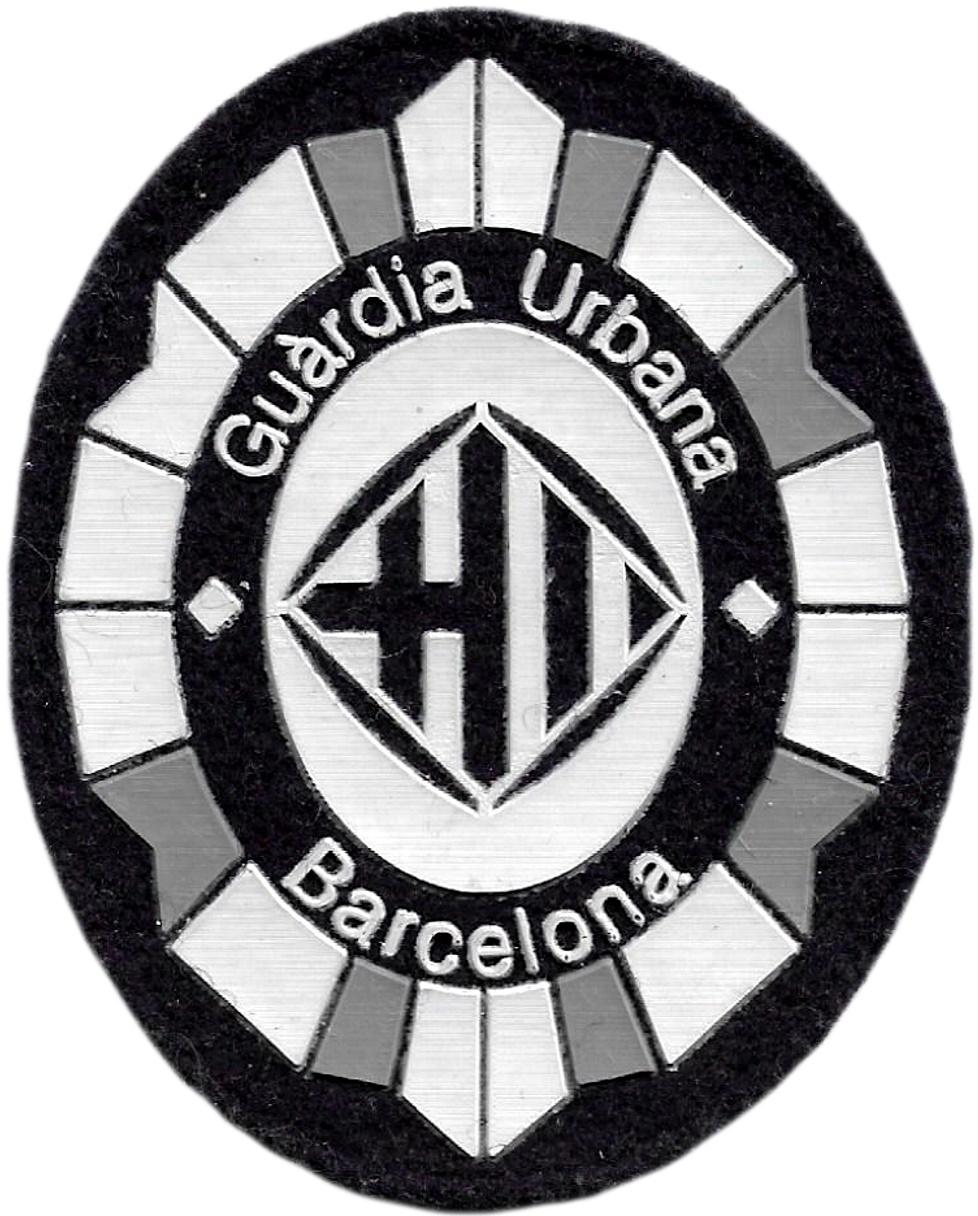 Policía Guardia Urbana de Barcelona parche insignia emblema distintivo de pecho
