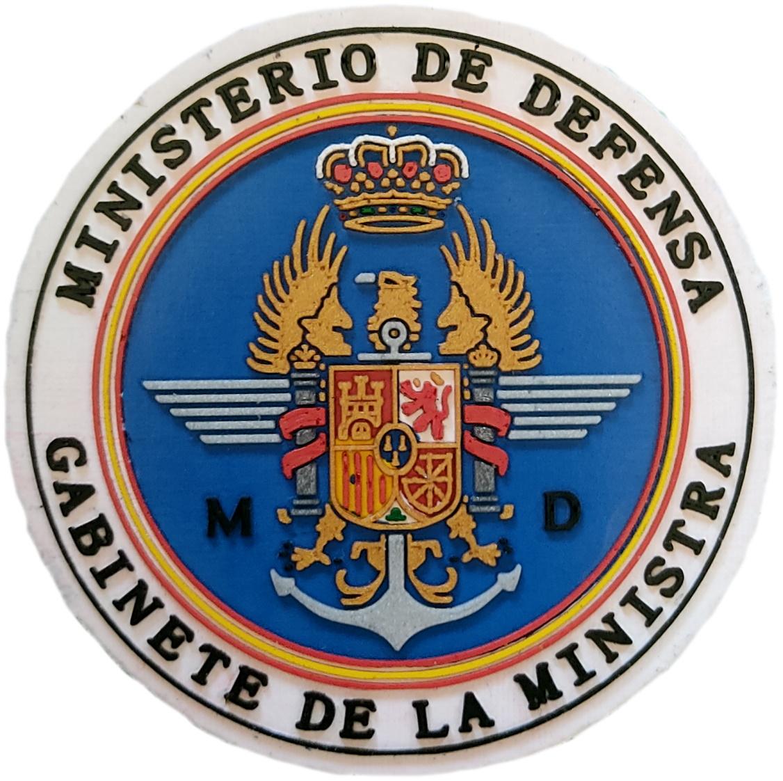 Ministerio de Defensa Gabinete de la Ministra tierra armada aire parche insignia emblema distintivo