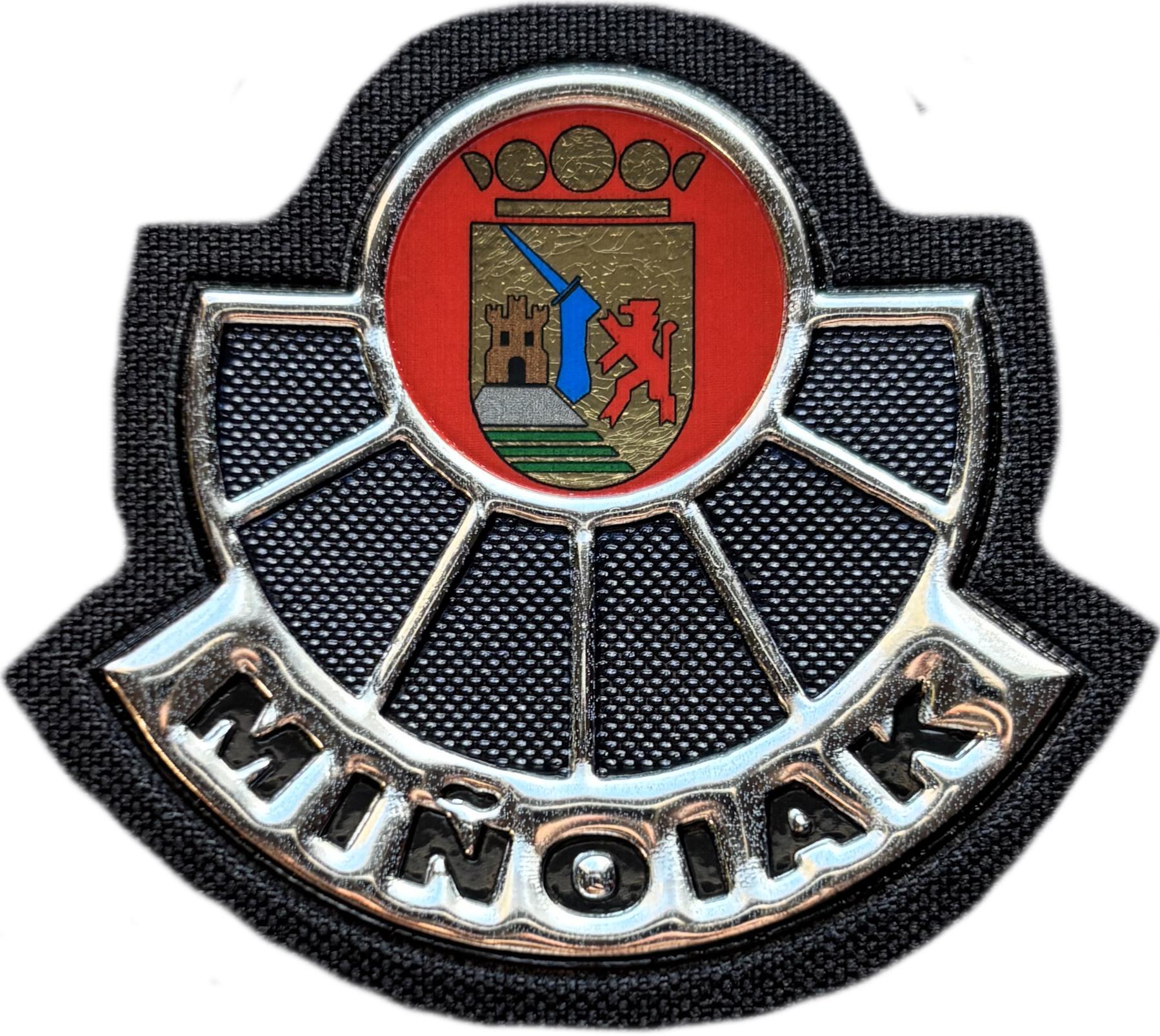 Ertzaintza Policía país vasco Euskadi Miñoiak miñones Álava parche insignia emblema distintivo ecusson patch police dept
