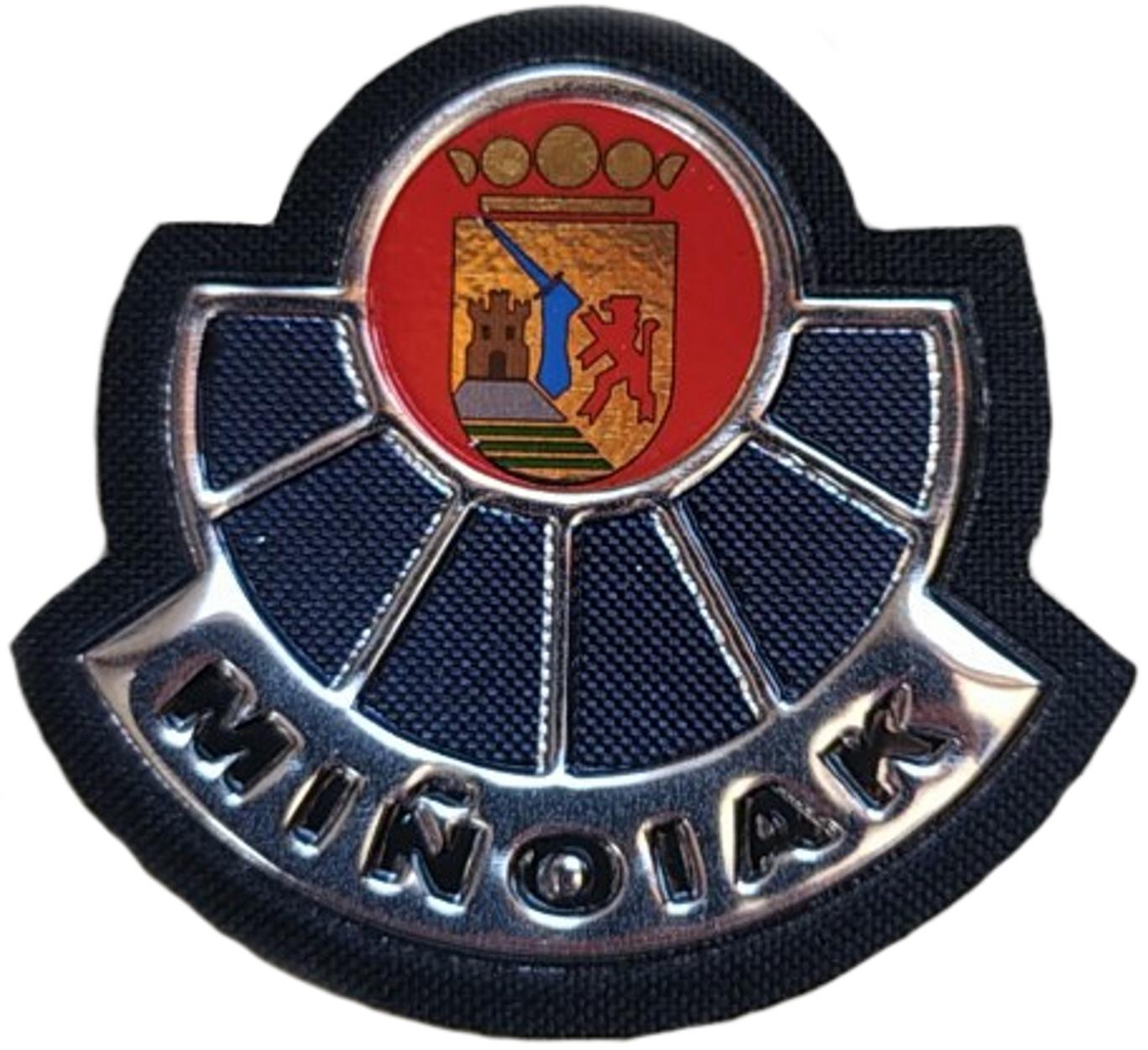 Ertzaintza Policía país vasco Euskadi Miñoiak miñones Álava parche insignia emblema distintivo police dept 